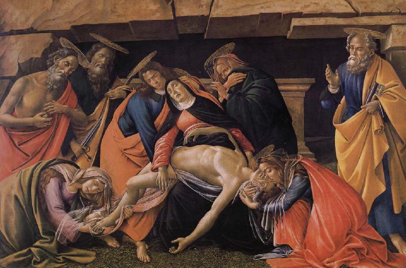 Sandro Botticelli Christ died oil painting picture